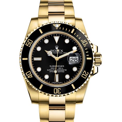 price rolex submariner gold black